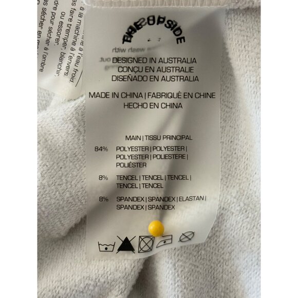 The Upside Women's Pullover Sweatshirt Long Sleeve Light Gray Size S - Picture 8 of 8